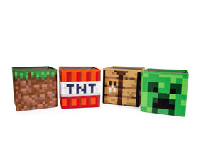 Ukonic Minecraft Creeper bin for organized toy storage and playful decor.