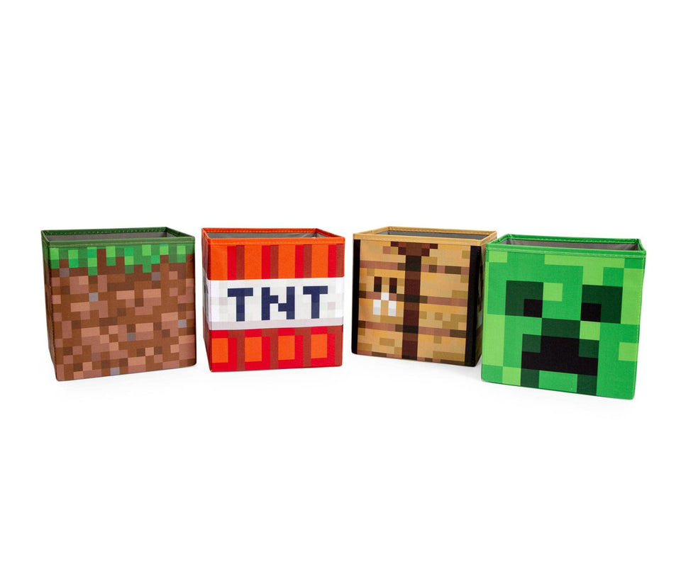 Ukonic Minecraft Creeper bin for organized toy storage and playful decor.