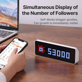 ULANZI TC001 alarm function keeps you on schedule.