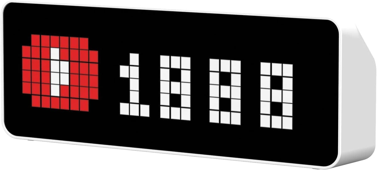 ULANZI TC001 pixel clock display showcases colorful art for stylish desk decor.