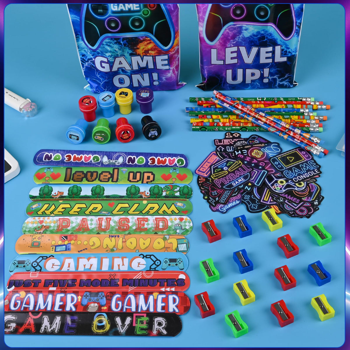 Ulema 218 erasers with playful graphics for desks and deskside use