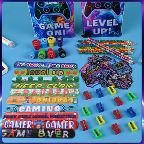Ulema 218 erasers with playful graphics for desks and deskside use
