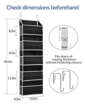 ULG organizer shows clear PVC windows so contents are easy to spot