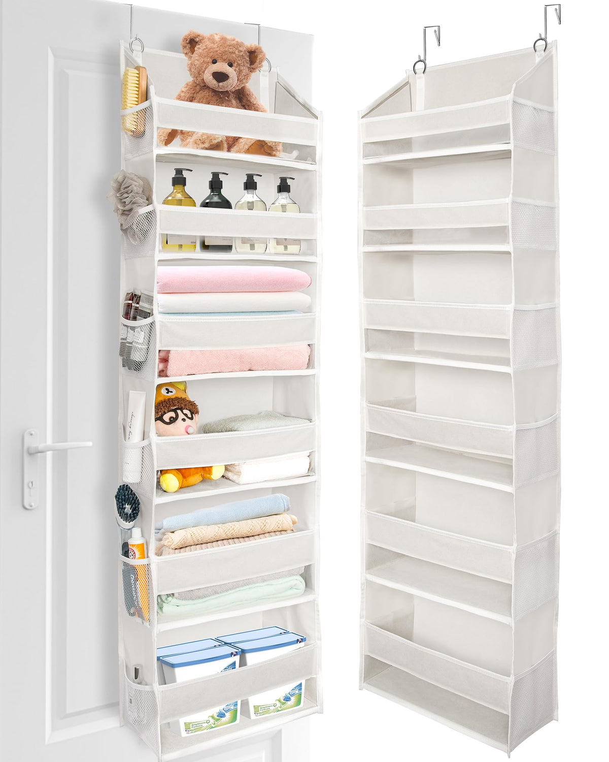ULG door organizer front view with roomy pockets for quick access