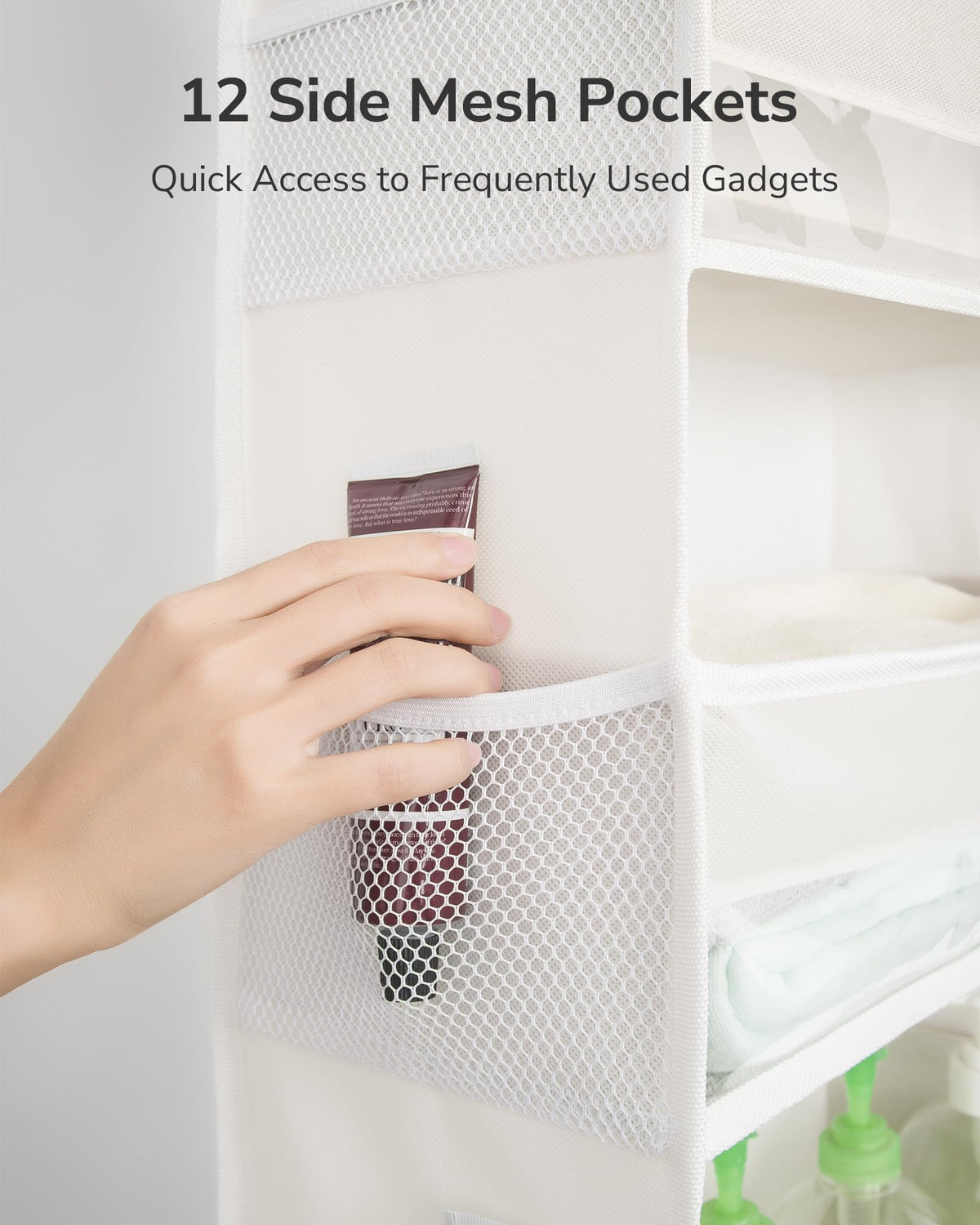 ULG door organizer PVC window view for quick content checks