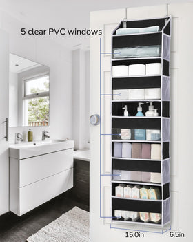 ULG door organizer with ten side pockets for small items and quick access