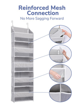ULG foldable design fits over doors without tilting.