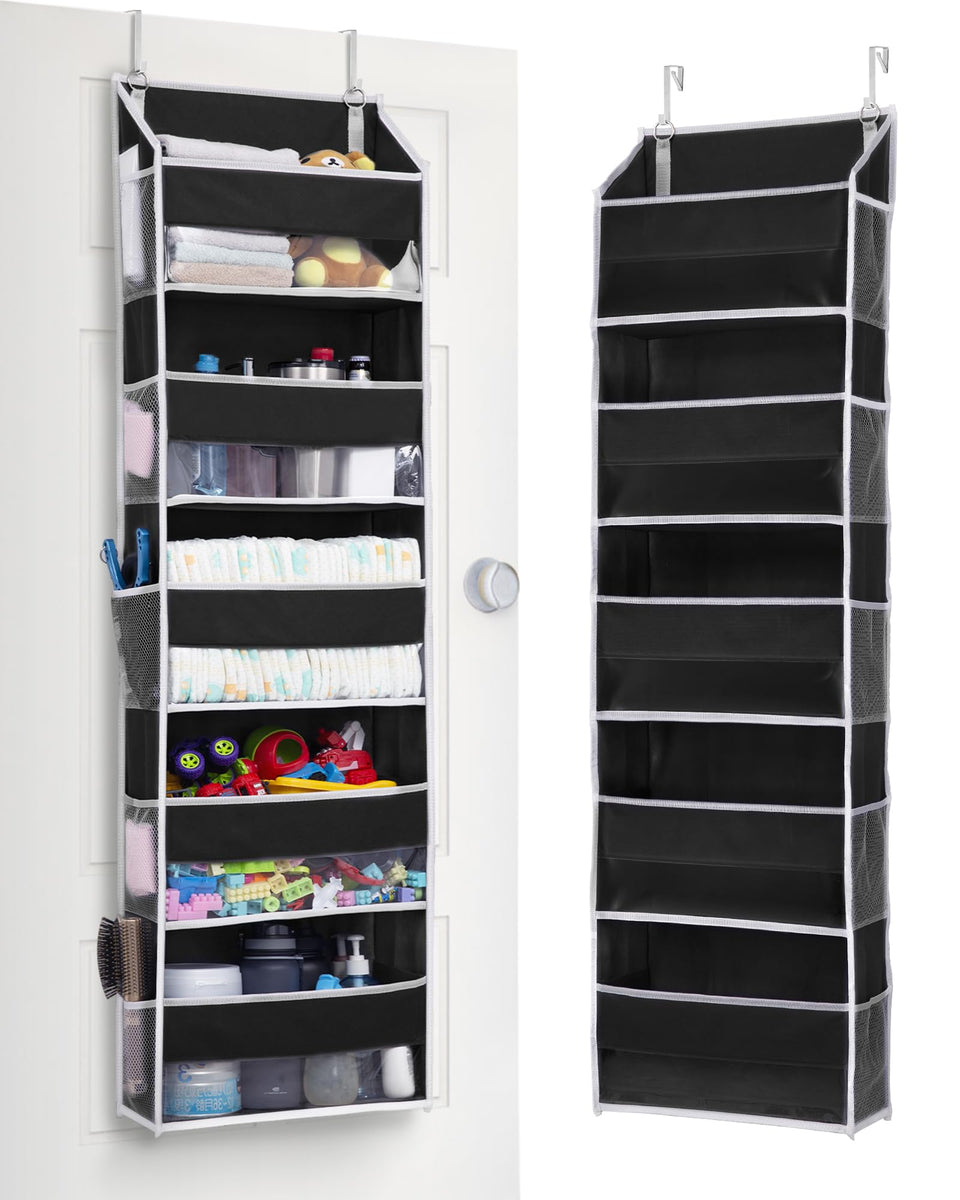 ULG over-the-door organizer with five shelves for organized storage and easy access