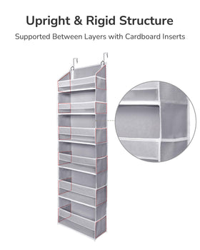 ULG includes metal door hooks for secure over-the-door installation