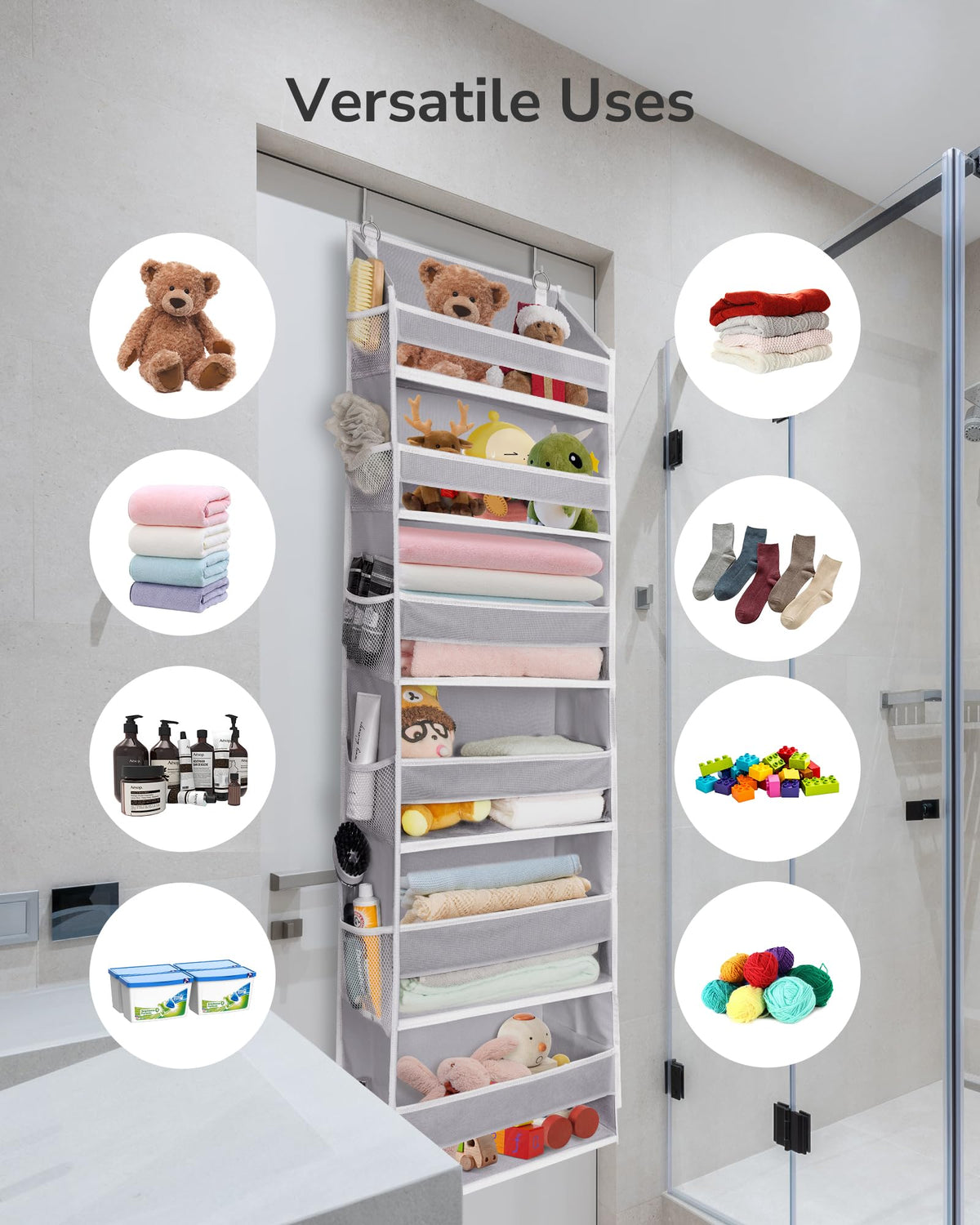 ULG organizer used in nursery or bathroom for tidy storage solutions