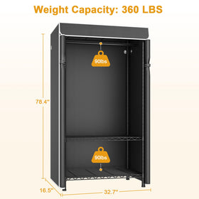ULIFHOME H5C anti-tip design for added rack stability.