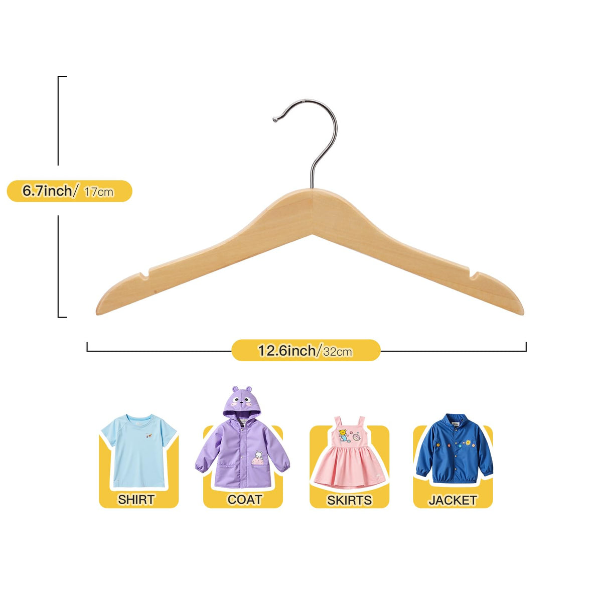 Ulimart Kid Hangers suitable for ages 0–14 for versatile wardrobe