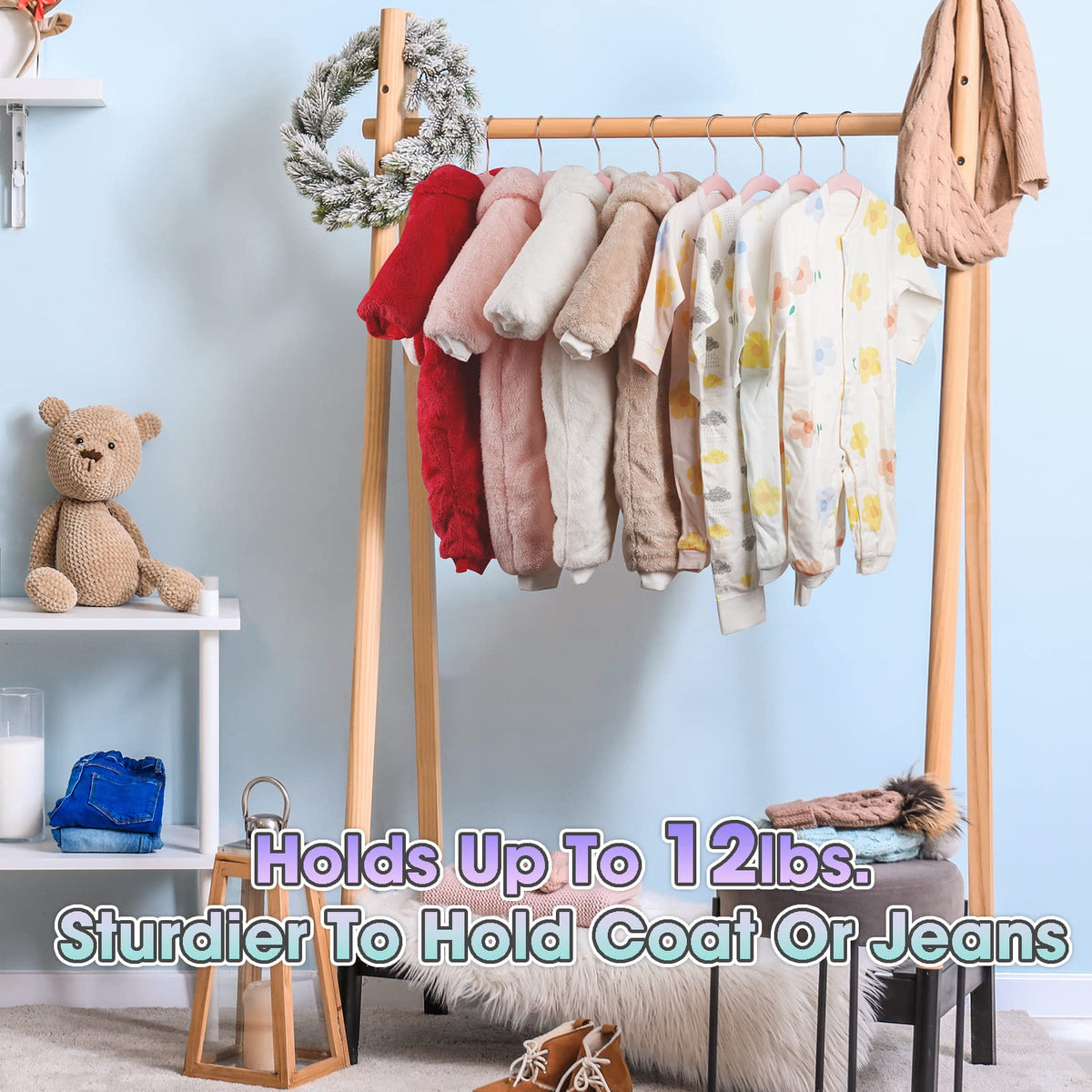 Ulimart space-saving hangers maximize closet capacity