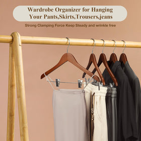 Ulimart sturdy solid wood hangers add durability and a premium look.