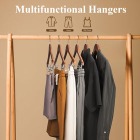 Ulimart two-in-one suit-set hangers hold pants and skirts together.