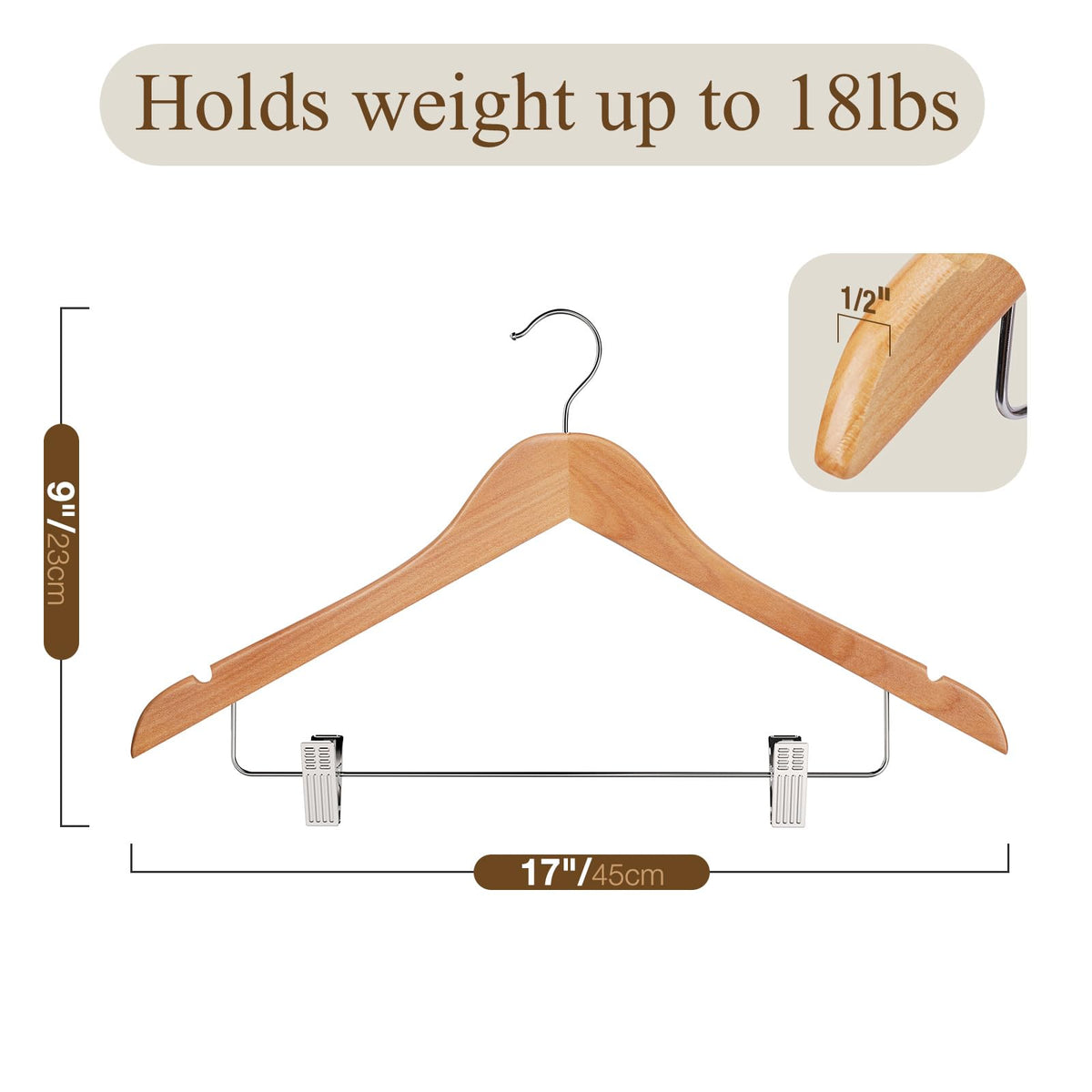 Ulimart hangers suitable for adults and children's clothing