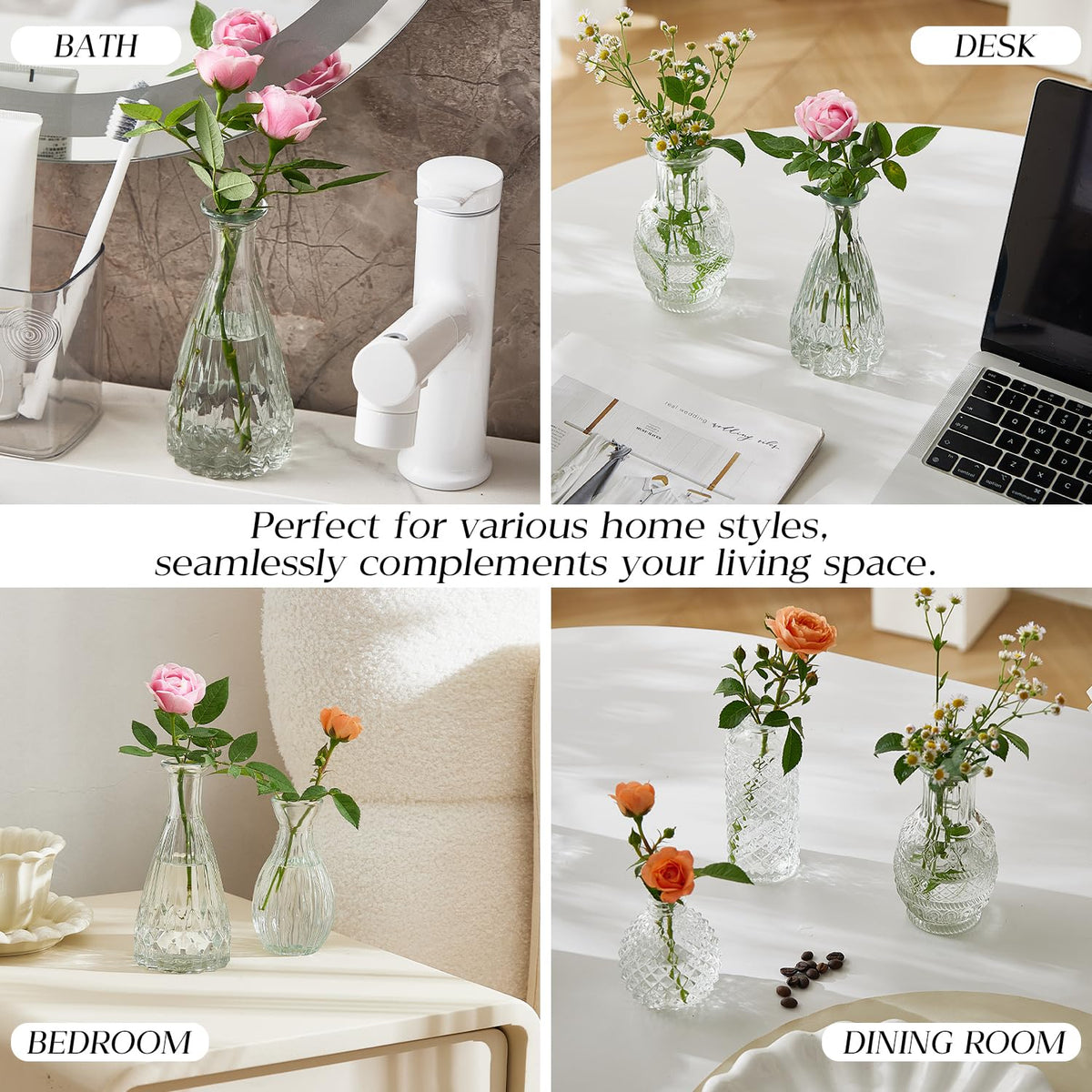 Ulodimi bulk pack of 30 vases simplifies event decor.