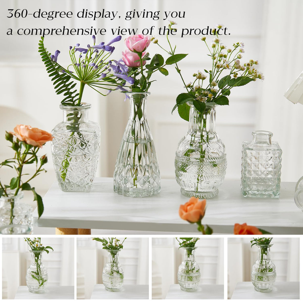 Ulodimi vintage crystal vase centerpiece collection enhances weddings and events.