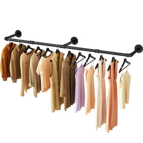 UlSpeed wall-mounted rack front view highlighting space-saving design for bedroom and laundry.