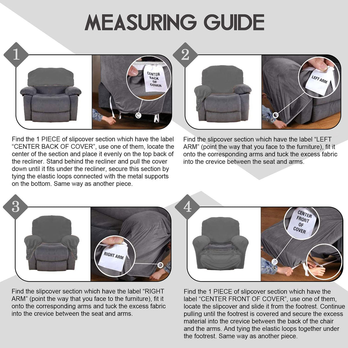 ULTICOR velvet recliner cover is machine washable for easy maintenance