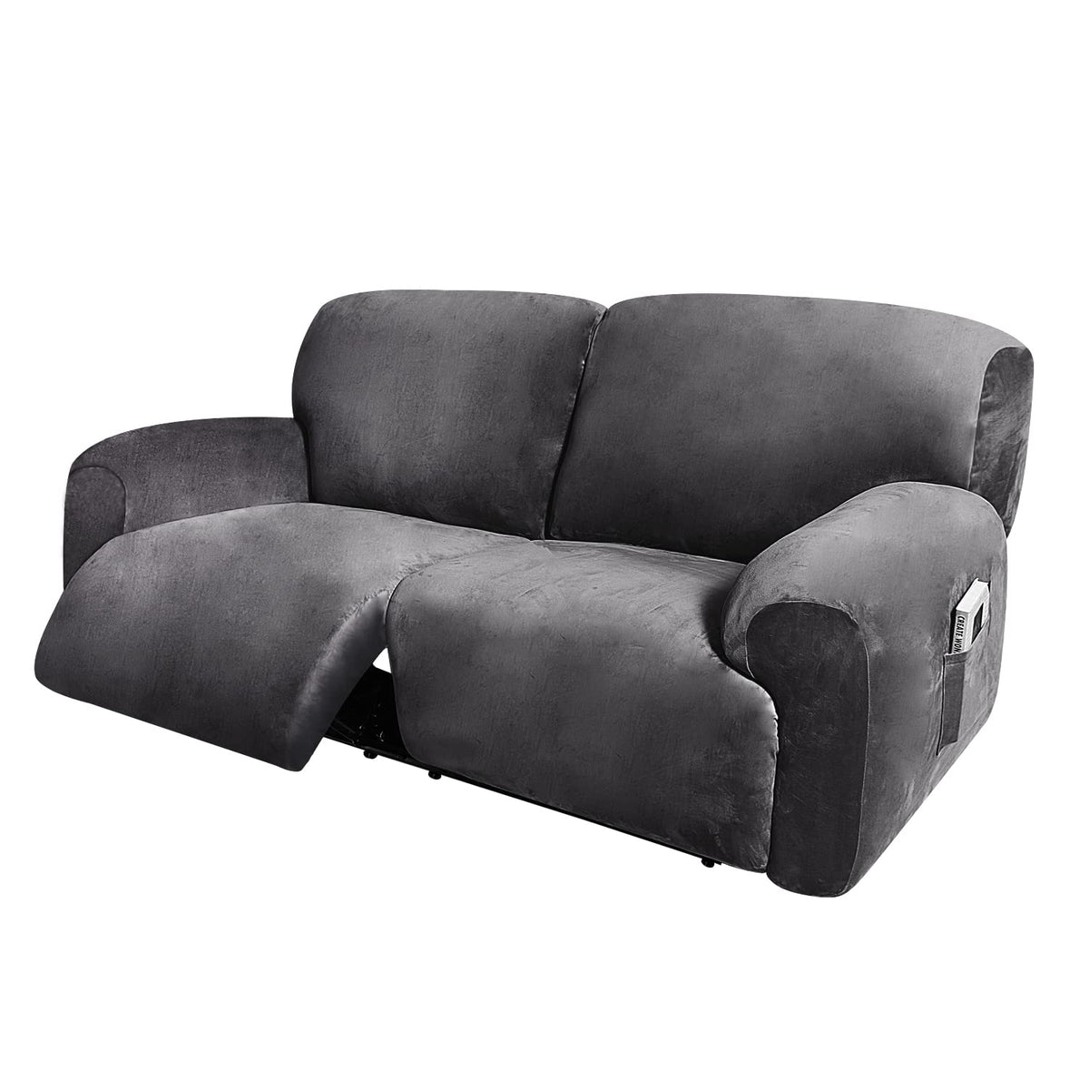 ULTICOR extra-wide slipcover for 75-100 inch sofas with plush velvet.