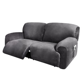 ULTICOR extra-wide slipcover for 75-100 inch sofas with plush velvet.