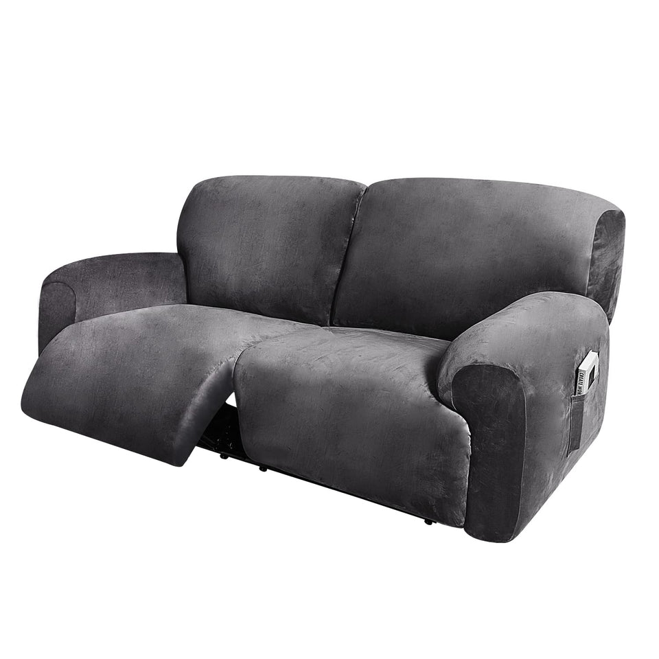 ULTICOR extra-wide slipcover for 75-100 inch sofas with plush velvet.