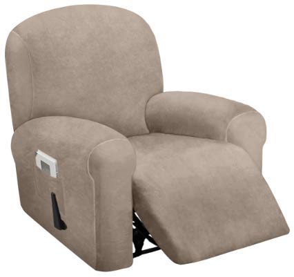 ULTICOR velvet recliner cover arm piece left for secure fit and plush comfort.