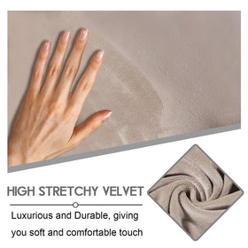 ULTICOR velvet recliner cover center back seat piece blends with decor and adds softness.