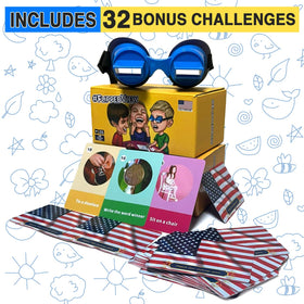 Ultra Kart colorful goggles and cards show vibrant design.