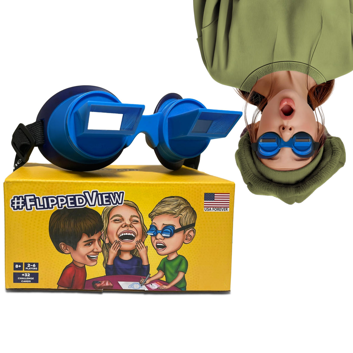 Ultra Kart flipped-view goggles deliver hilarious family fun.