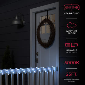 UltraPro Escape Rope Light creates crisp accents along garden paths and landscapes