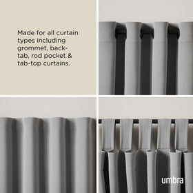 Umbra Bellwood includes mounting hardware for quick installation