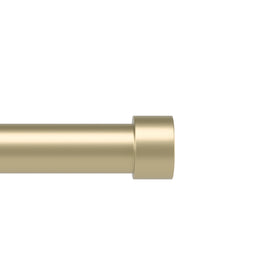 Umbra Cappa curtain rod extends 66 to 120 inches for flexible window coverage.