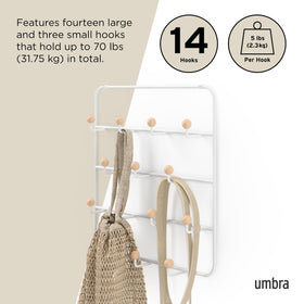 Umbra Estique uses renewable wood with an eco-friendly finish.
