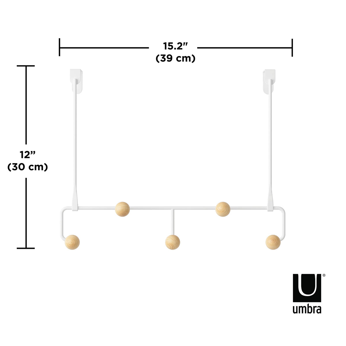 Umbra Estique rust-free metal frame supports daily entryway use.