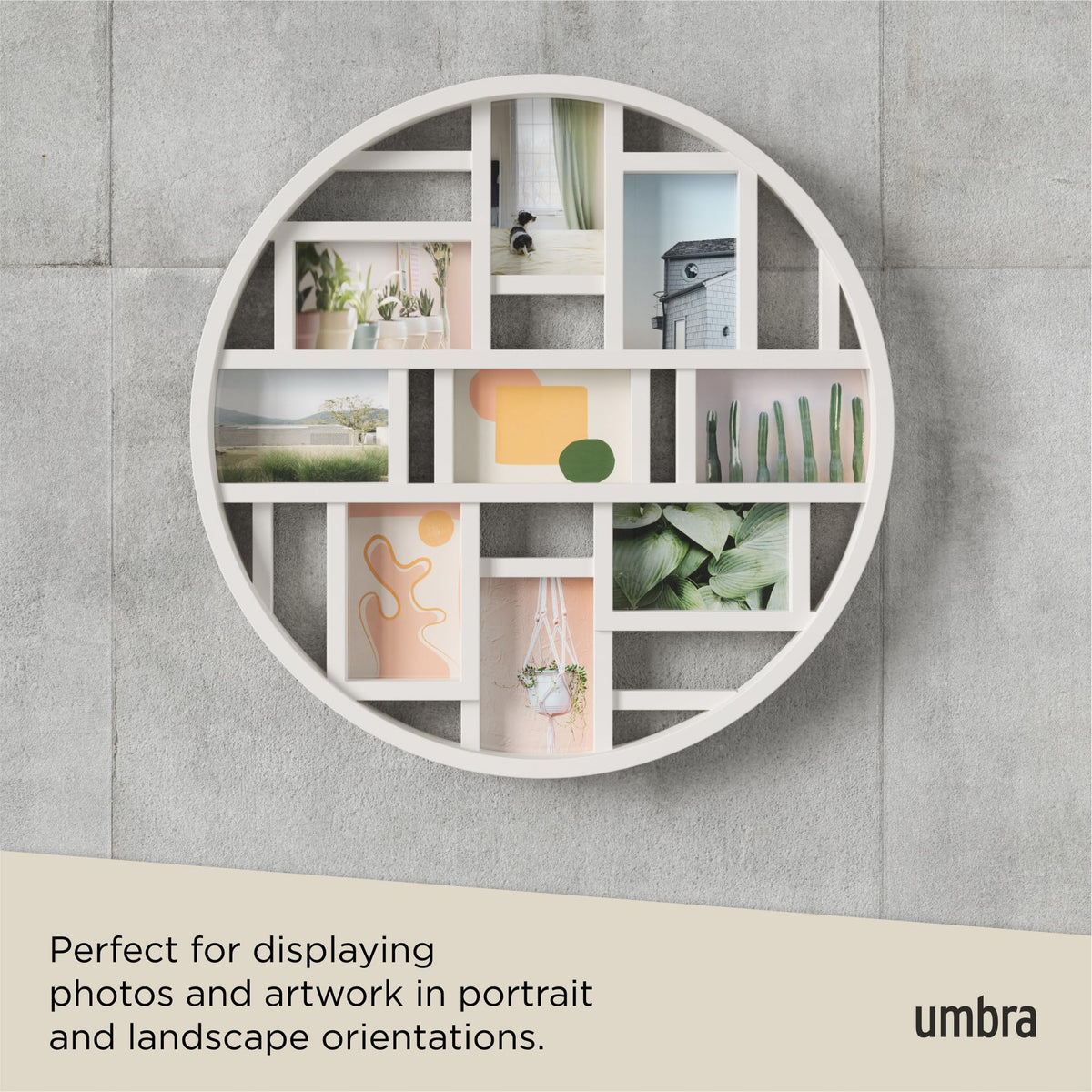 Solid backing on the Luna frame makes swapping photos tidy and straightforward.