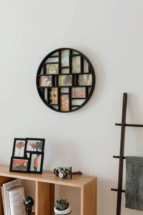 Umbra Luna recycled plastics construction supports eco-friendly home decor.
