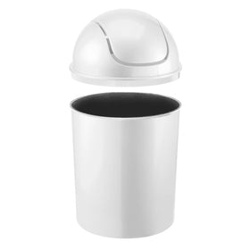 Umbra Mini white waste can in kitchen scene for tidy disposal