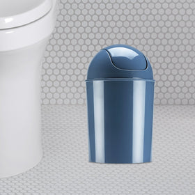 Umbra mini waste can available in vibrant colors to match decor