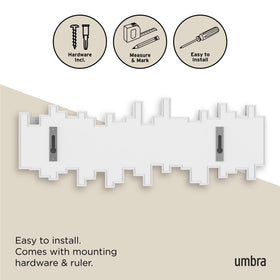 Umbra Sticks space-saving design keeps walls clean and decorative