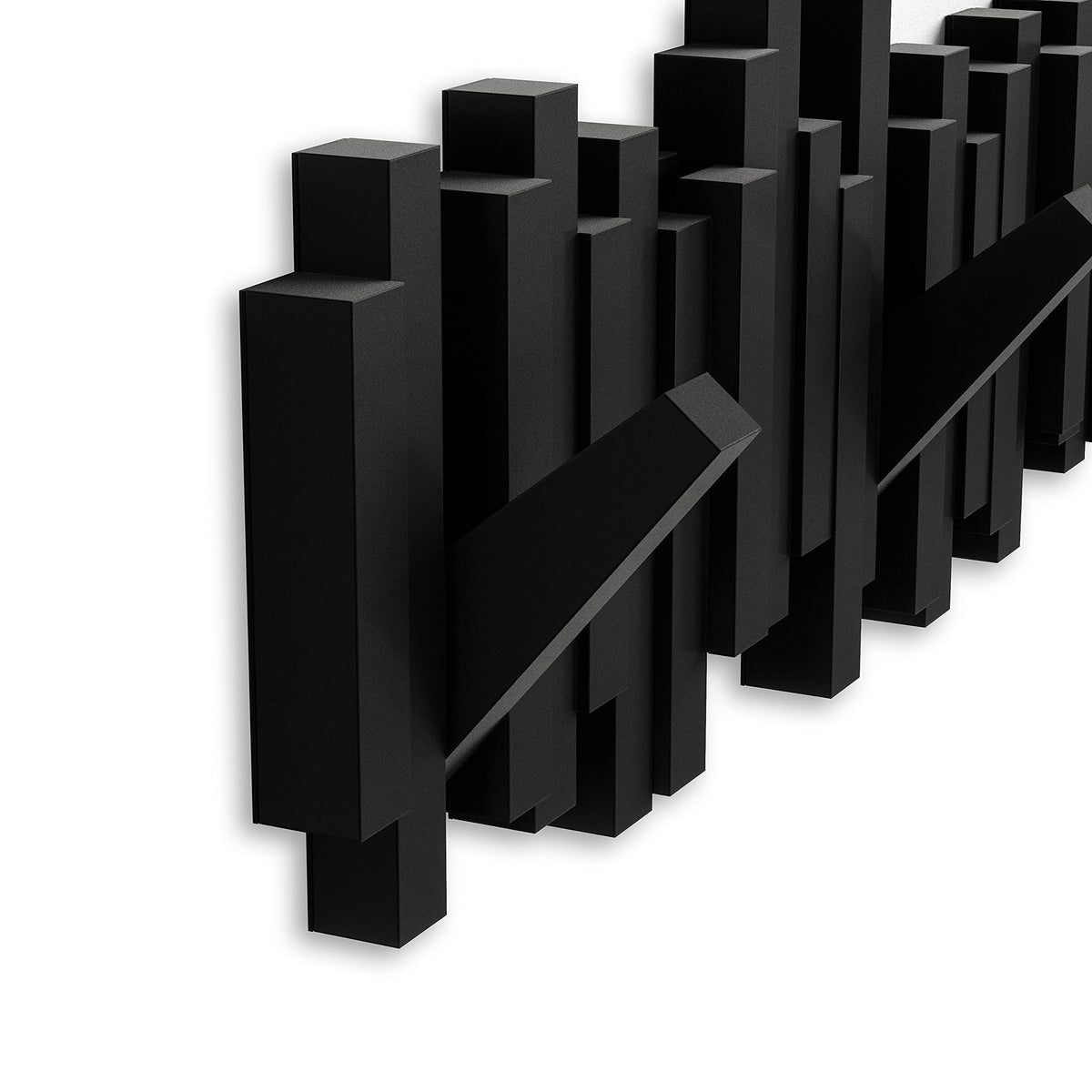 Umbra Sticks recycled polypropylene construction supports eco-friendly storage.
