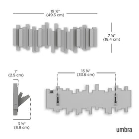Umbra Sticks sculptural wall hanger doubles as modern art when not in use