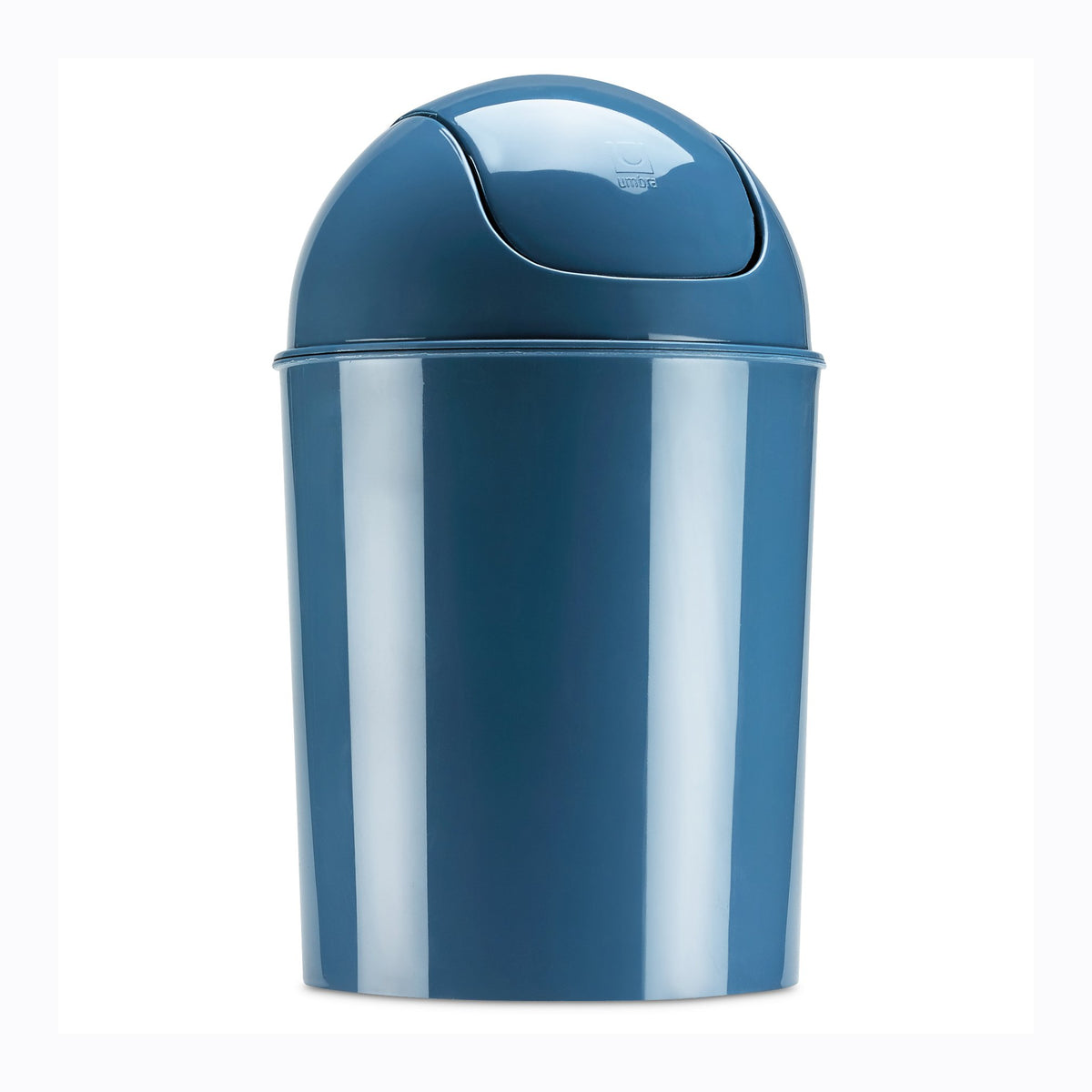 Umbra swing-top lid keeps trash discreet and bag in place