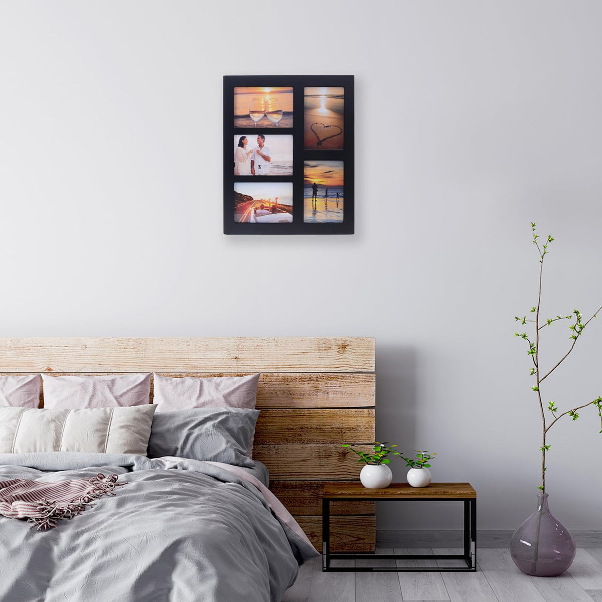 UMICAL shatter-resistant glass front protects photos while staying clear