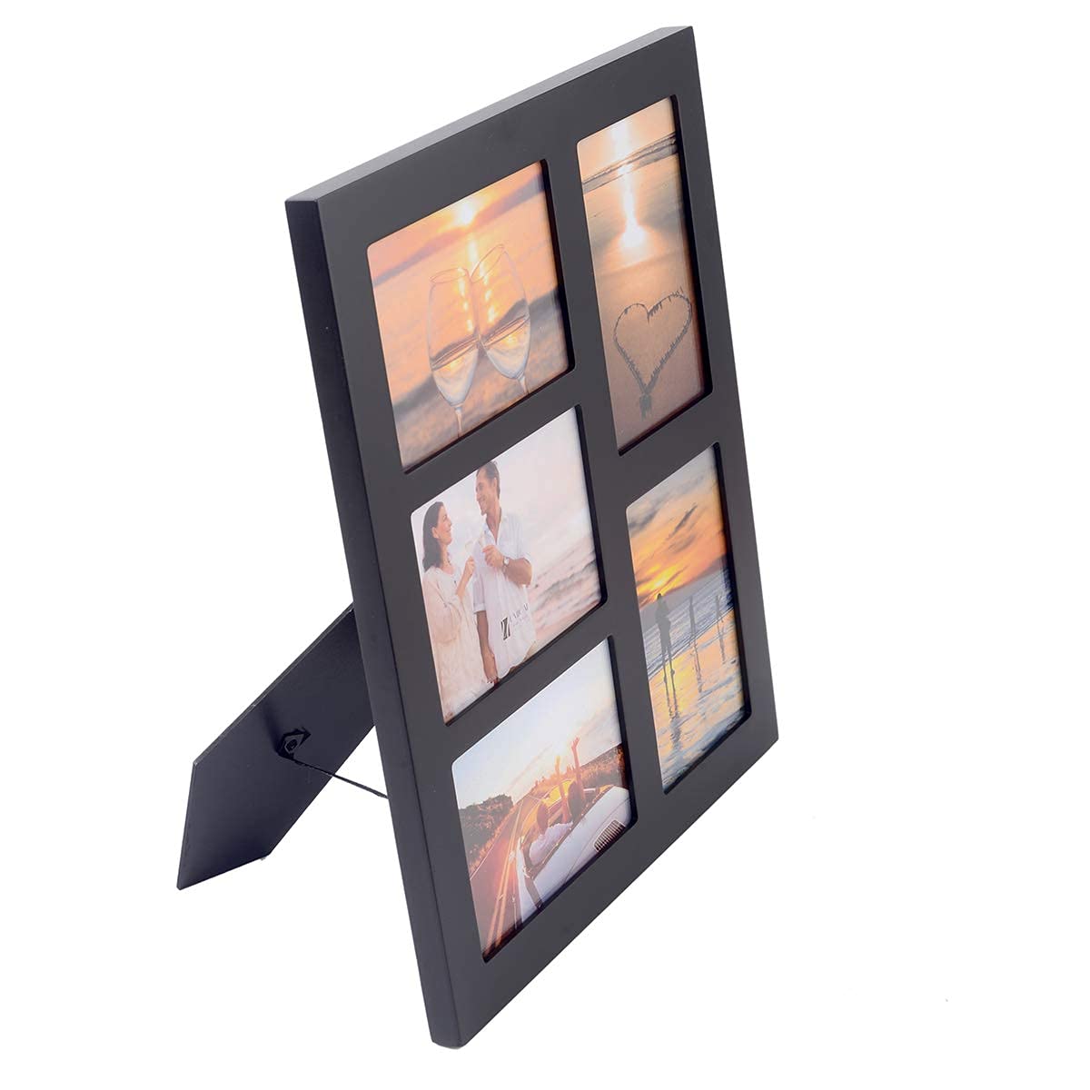 Triangle hangers support vertical or horizontal wall mounting