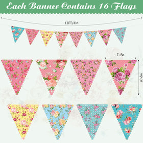 Umigy floral bunting decorates venues with vintage flair