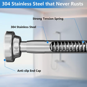 Umimile tension rod demonstrates no-drill installation and easy setup