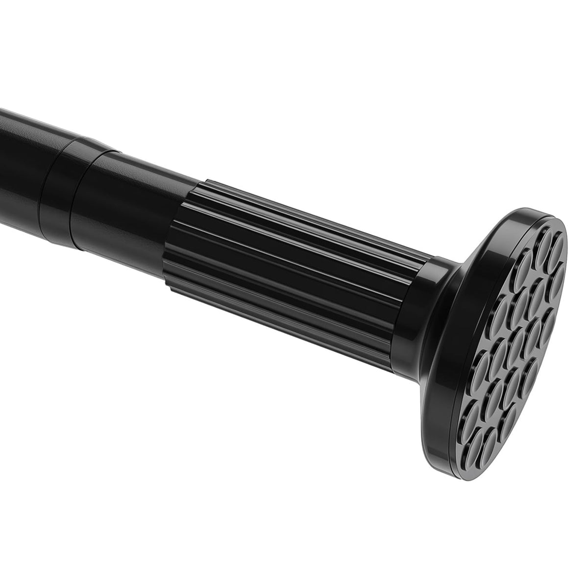 Umimile tension curtain rod extended length demonstrates adjustable fit from 51 to 126 inches.