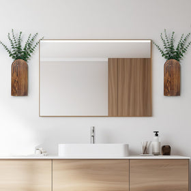 Umitiu boho hanging planters with eucalyptus display.